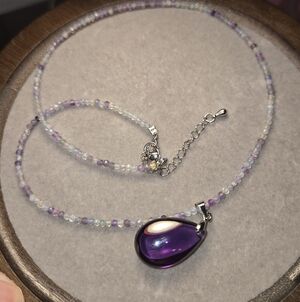 Purple Zircon Pendant